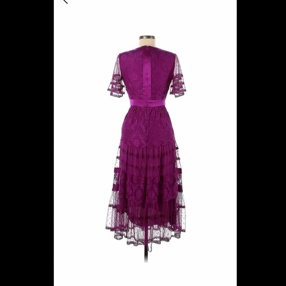 Selling by June 6: Temperley London Florence Short Sleeve Dress (US Size 2) - Picture 2 of 8